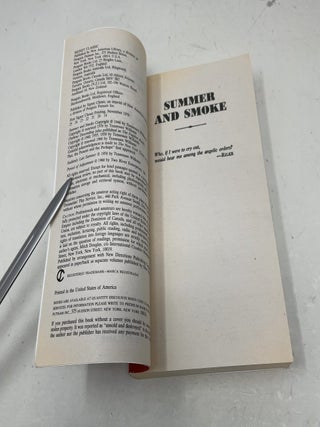 Tennessee Williams: Four Plays Summer and Smoke/Orpheus Descending/Suddenly Last Summer/Period of Adjustment