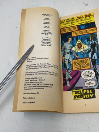 Marvel Comics Illustrated version of Star Trek
