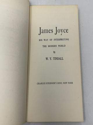 James Joyce: His Way of Interpreting the Modern World
