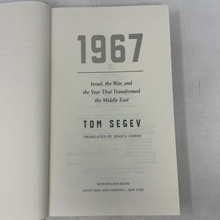 1967: Israel, the War, and the Year that Transformed the Middle East