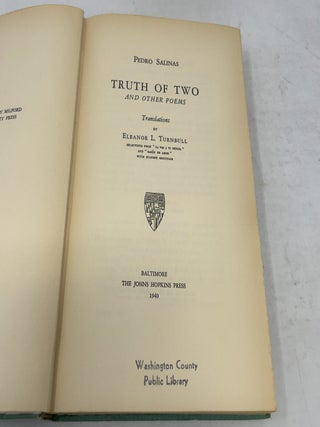 Truth of Two and Other Poems
