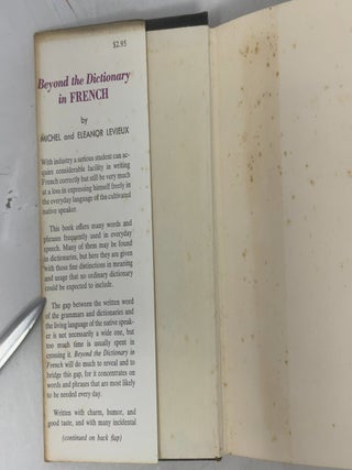 Beyond the Dictionary in French