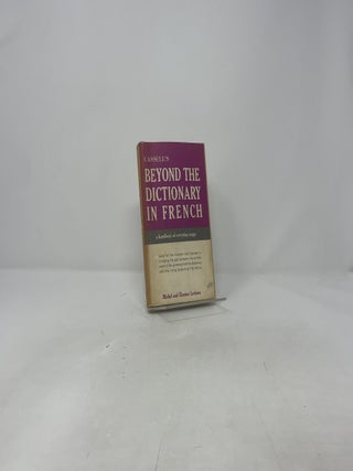 Beyond the Dictionary in French