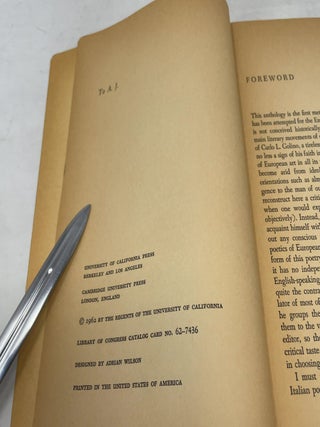 Contemporary Italian Poetry