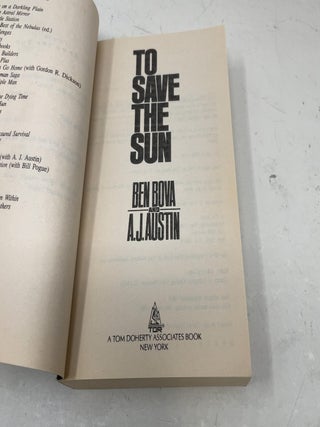 To Save The Sun