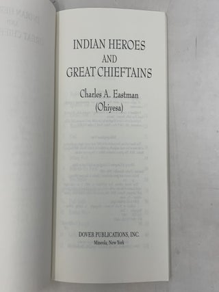Indian Heroes and Great Chieftains