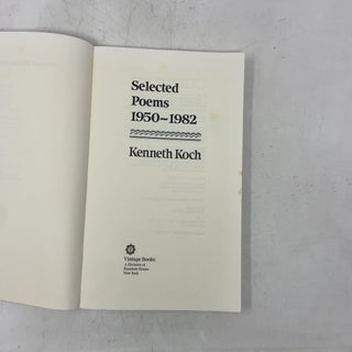 Selected Poems 1950-1982