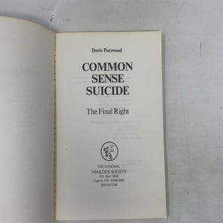 Common Sense Suicide: The Final Right