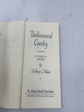 Undiscovered Country: In Search of Gurdijieff