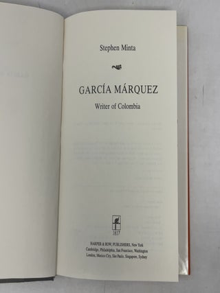 Garcia Marquez: Writer of Colombia