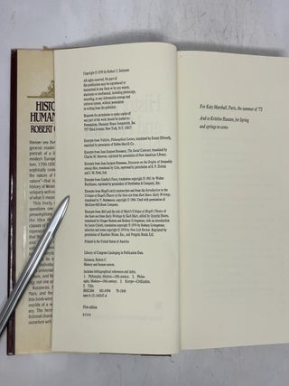 History and Human Nature: A Philosophical Review of European Philosophy and Culture, 1750-1850