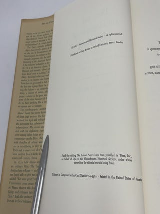 Diary and Autobiography of John Adams (4 Vols.)