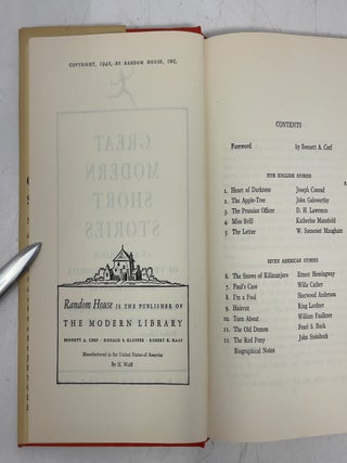 Great Modern Short Stories