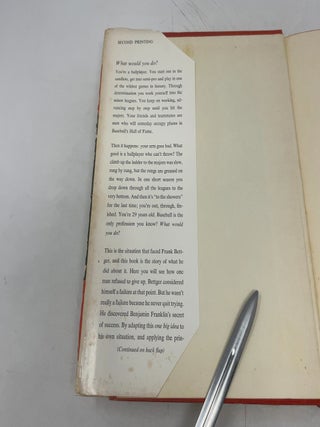 Benjamin Franklin's Secret of Success and What it Did For Me