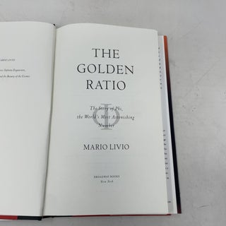 The Golden Ratio: The Story of Phi, the World's Most Astonishing Number
