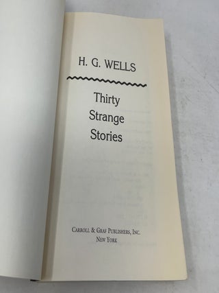 Thirty Strange Stories