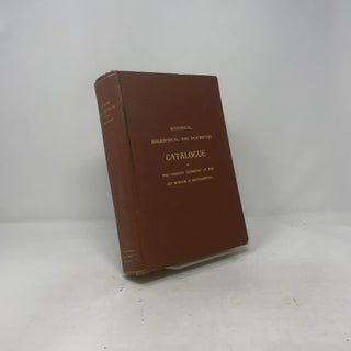 Historical, Biographical, and Descriptive Catalogue of the Objects Exhibited at the Art Museum at Southampton
