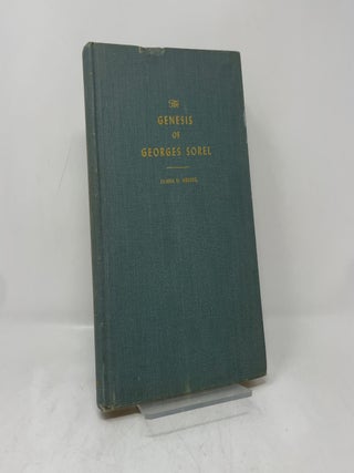 Item #391787 The Genesis of Georges Sorel. James H. Meisel