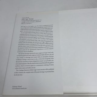 John Cage: Catalogue Raisonne of Visual Art Works Vol. I - Ryoanji