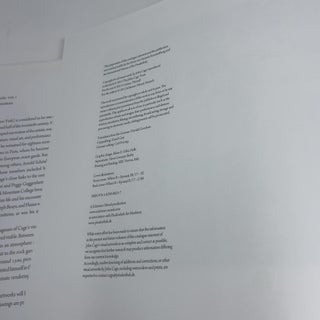 John Cage: Catalogue Raisonne of Visual Art Works Vol. I - Ryoanji