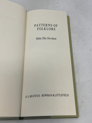 Patterns of folklore