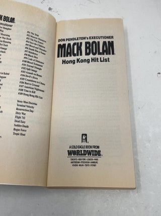 Hong Kong Hit List (Mack Bolan) (The Executioner # 109)