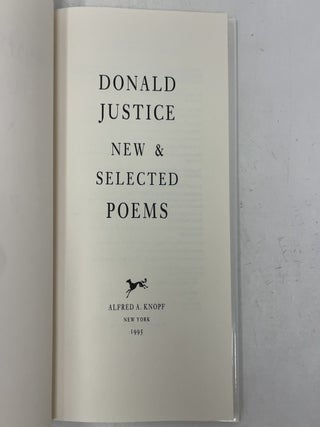 New And Selected Poems