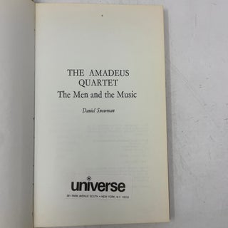 The Amadeus Quartet: The Men and the Music