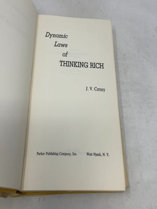 Dynamic Laws of Thinking Rich