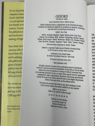 The New Oxford Book of English Verse: 1250-1950 (Oxford Books of Verse)
