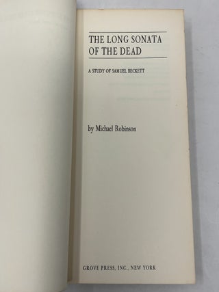 The Long Sonata of the Dead: A Study of Samuel Beckett
