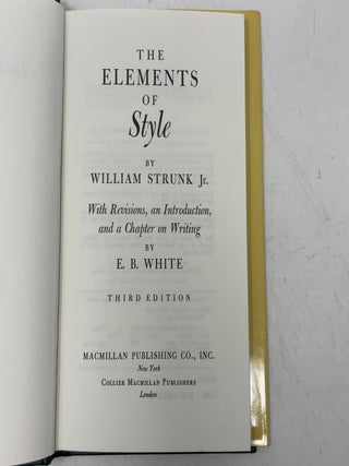The Elements of Style: Third Edition