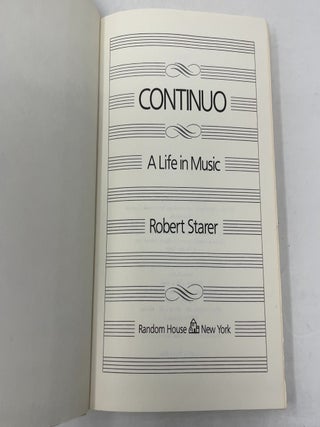 Continuo: A Life in Music