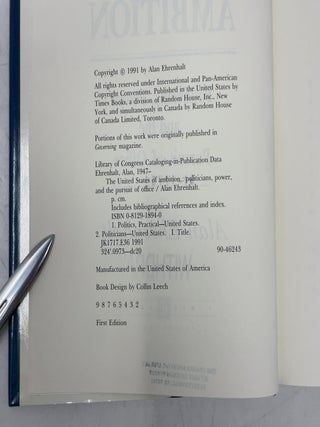 The United States of Ambition: Politicians, Power and the Pursuit of Office