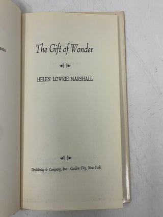 The Gift of Wonder
