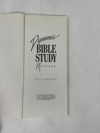 Dynamic Bible Study Methods