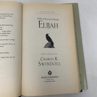 Elijah: A Man of Heroism and Humility (Great Lives From God's Word 5: Profiles in Character from Charles R. Swindoll)