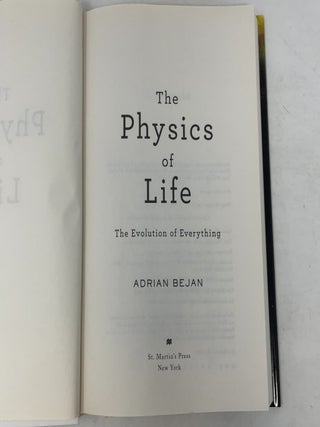 The Physics of Life: The Evolution of Everything