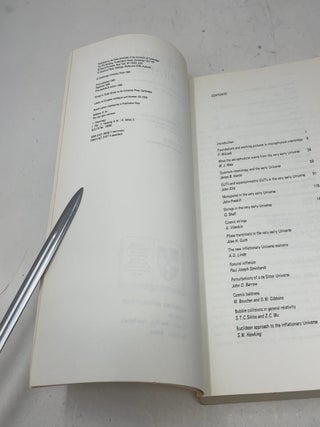 The Very Early Universe: Proceedings of the Nuffield Workshop, Cambridge 21 June to 9 July, 1982