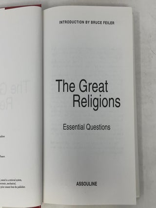 The Great Religions: Essential Questions