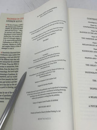 Madness in Civilization: A Cultural History of Insanity, from the Bible to Freud, from the Madhouse to Modern Medicine