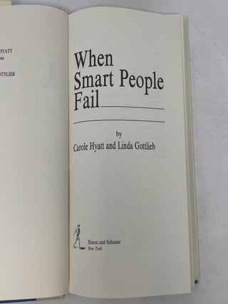 When Smart People Fail