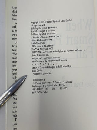 When Smart People Fail