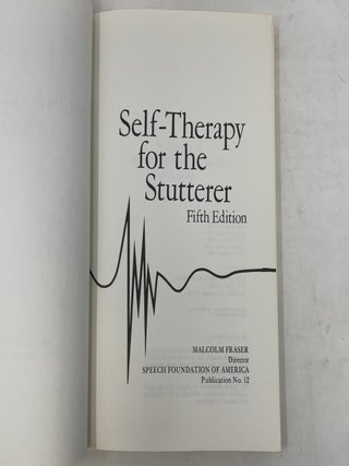 Self-Therapy for the Stutterer