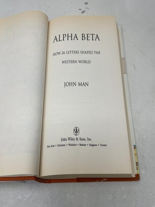 Alpha Beta: How 26 Letters Shaped the Western World