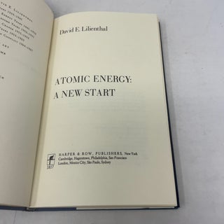 Atomic Energy: A New Start