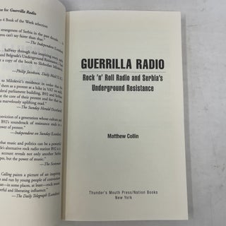 Guerrilla Radio: Rock 'N' Roll Radio and Serbia's Underground Resistance