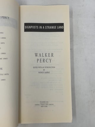 Signposts in a Strange Land: Essays