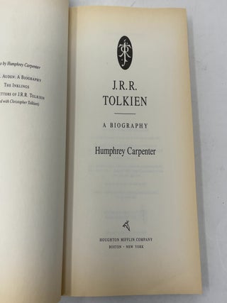 J. R. R. Tolkien: A Biography
