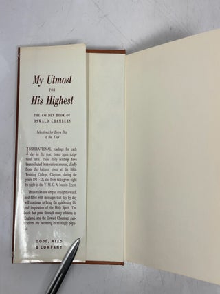 My Utmost for His Highest
